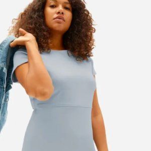 Everlane Party of One Tee Dress Sky Blue